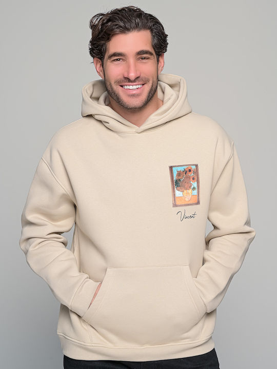 Ben Tailor Vincent Hanorac cu Glugă Beige