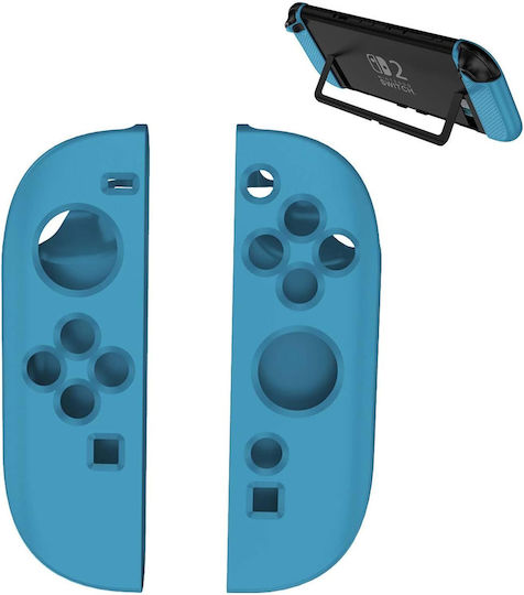 Nintendo Switch 2 Silicone Grip Case Soft Skin Silicone Case Full Protective Case Cover Blue