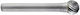 1031841 Tungsten Carbide Cutter Shape D Spherical Single Edge Type C Size 6 Shank 6