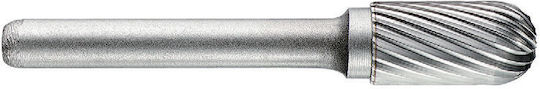 1031641 Wolfram Carbide Fräser Form C Zylindrischer Abgerundeter Kopf Einseitig Typ C Größe 6 Schaft 6
