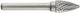 1031792 Tungsten Carbide Cutter Shape G Curved Sharp Head Double Sharpening Type D Size 10