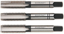 4109 Taps Manual Threading Standard Pitch Left-hand Din 352 Hss-g 3 Pcs Set Size M 6