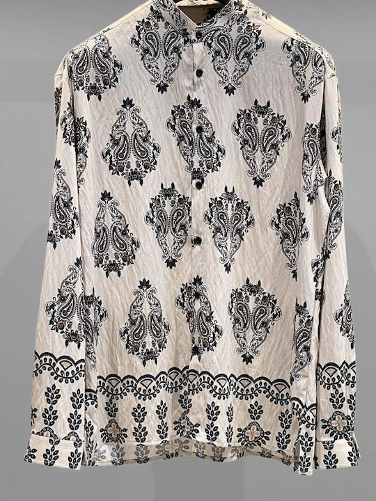 Stefan Fashion Μακρυμάνικo Πουκάμισο Beige