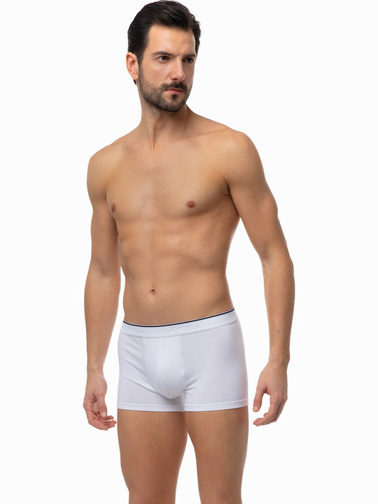 Minerva Men's Boxers White 2Pack