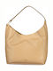 Leder Damen Schultertasche Braun