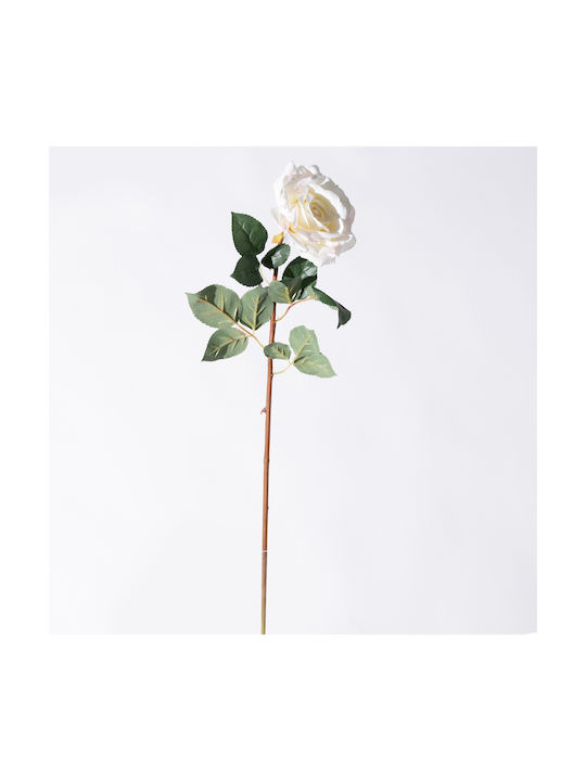 Supergreens Sucursala Artificială Trandafir Albă 75 Cm 7-0285