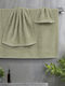 Lino Home Bath Towel Set 3pcs Wavie Lemon Weight 450gr/m²
