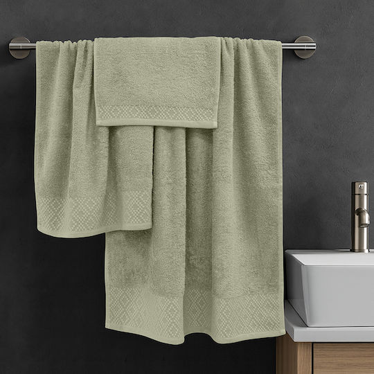 Lino Home Bath Towel Set 3pcs Serapha Lemon Weight 450gr/m²
