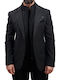 Χειμερινό Ανδρικό Σακάκι με Στενή Εφαρμογή D Grey, Gray