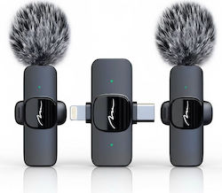 Media-Tech Lavalier Комплект Безжичен Микрофон Изскачащо Меню Media-Tech Lavalier Комплект Безжичен Микрофон Изскачащо Меню