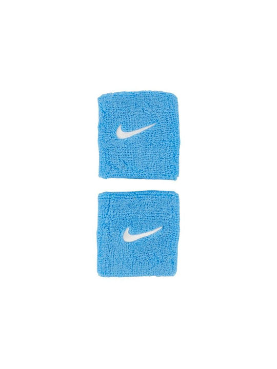 Nike Swoosh Athletic Wristbands Blue