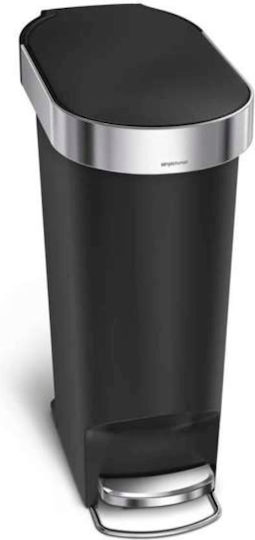 Simplehuman Inox Черен 40лт Simplehuman Inox Черен 40лт