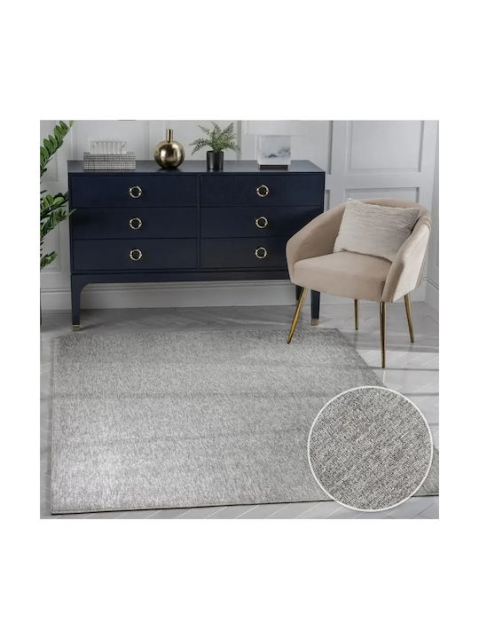 Χαλί Ορθογώνιο Ανοιχτό Γκρι-ιβουάρ 150x200cm