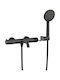 Orabella Preciosa Mixing Bathtub Shower Faucet Complete Set Black