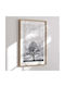 Nordic Line Frame Natural Oak Wood Acrylic Glass 15 Mm W40 X H50 Cm Incado