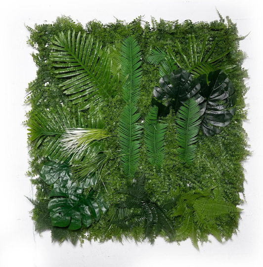 Supergreens Συνθετικό Πάνελ Φυλλωσιάς Φτέρη Φοίνικα Hawaii 1x1m
