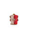 Weihnachtliche Basis Schneeflocke Glasuntersetzer 2 Stück 40×70 Weiß Rot Nef-nef Homeware