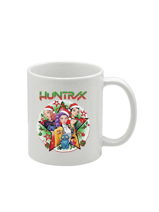 Λευκή Χριστουγεννιάτικη Κούπα Huntrix