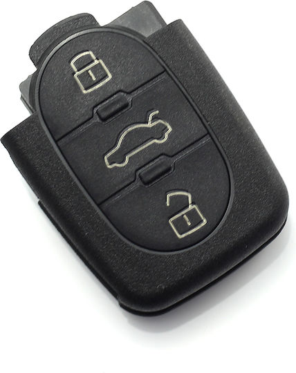 Audi 3-button Key Case Battery 1616 Carguard