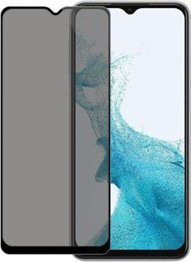 Full Glue Privacy Full Face Tempered Glass Black (Realme C21Y / C25Y)