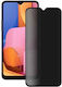 Vollkleber Privatsphäre Vollflächig gehärtetes Glas Schwarz (Galaxy M31s)