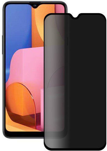 Vollkleber Privatsphäre Vollflächig gehärtetes Glas Schwarz (Galaxy M31s)