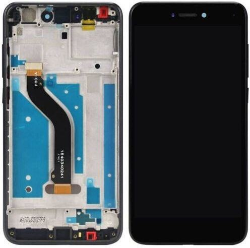 Screen with Touch Mechanism and Frame for HUAWEI P8 LITE 2017 (Black)