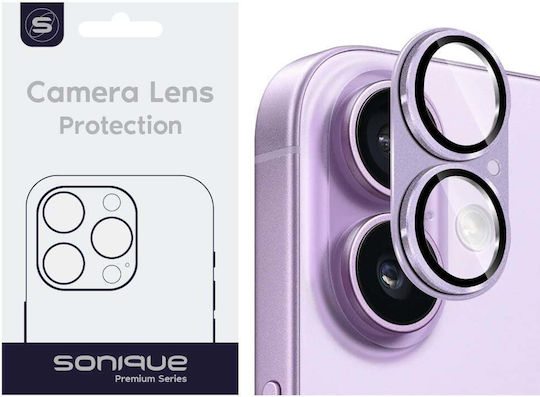 Sonique Lens Full Προστασία Κάμερας Μεταλλικό Πλαίσιο Διάφανο για το Apple iPhone 17