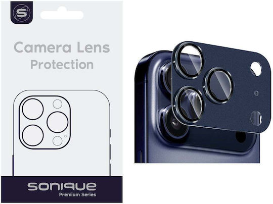 Sonique Lens Full Camera Protection Metal Frame Blue for the Apple iPhone 17 Pro