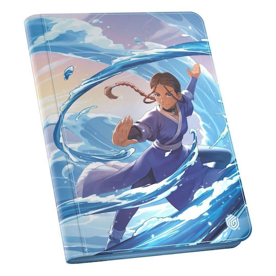 Ultimate Guard 9-Fächer Xenoskin Zipfolio - Mtg Avatar: The Last Airbender - Katara Magic: The Gathering Bindemittel 9-Fächer Standardgröße Schwarz