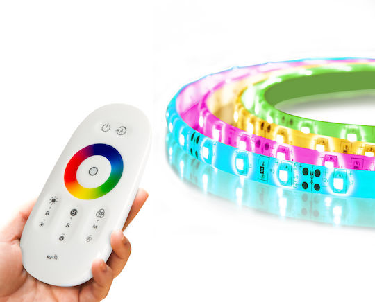 Alista Home Rezistent la apă Bandă LED RGB Lumină 5m Tip SMD5050 cu Sursă de alimentare & Telecomandă