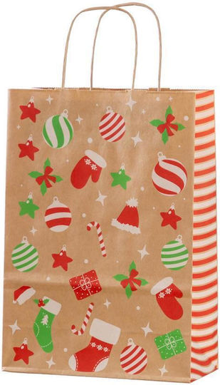 Next "christmas Paper Christmas Bag for Gift Brown 41cm.