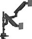 Icy Box Stand Desk Mounted for 2 Monitors up to 57" with Arm (IB-MS702-T)