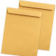 Set of Envelopes Bag Type with Adhesive 250pcs in Yellow Color
