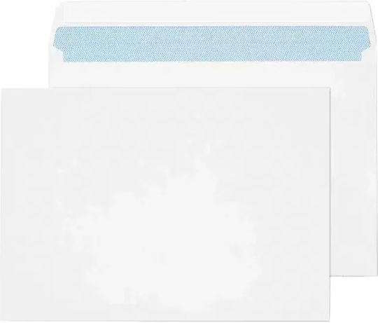 Metron Square Peel and Seal Security Envelope 16.2x22.9cm 100gr White 500 Pieces 827.091427