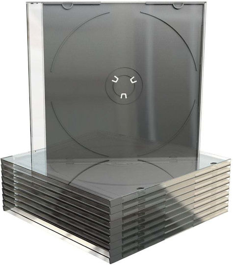 Mediarange CD Slimcase 1 Disc 5.2mm Black Tray 10 Pieces MRBOX32