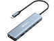 Sandberg MediaDock USB-C Docking Station mit HDMI 4K PD Silber