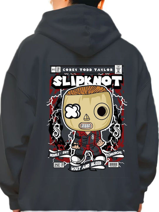 Блуза с Качулка Corey Taylor Slipknot Pop Culture Черна