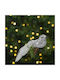 Christmas Tree Ornaments Glitter Bird Clip Silver 2 Pieces Package
