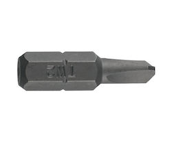 Bit Standard 1/4'' Din Iso 1173 Form C 6.3 Tri-Wing Profil Dim Tw 2 L 25