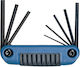 Hexagonal Allen Key Set Knife Tip 2.0-8.0 8 Pcs