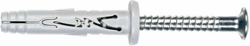 Spit Βύσμα Καρφωτό με Βίδα 6x50mm Ούπα Πλαστικό 6x50mm 100τμχ