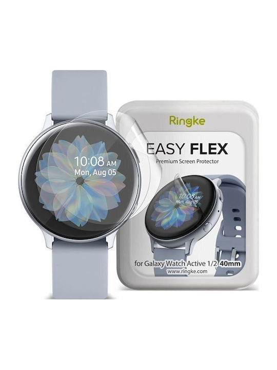 Ringke Easy Flex Screen Protector pentru Galaxy Watch Active 2 40mm - Ceas Galaxy Watch Active 2 40mm 3buc E10F026