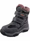 Lederne Kinderstiefel Gray