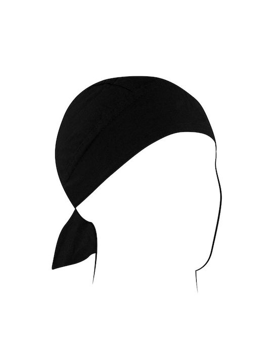 Zan Headgear Flydanna Περιλαίμιο Αναβάτη Μοτοσυκλέτας Βαμβακερό Μαύρο Χρώμα