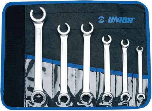 Set Double Offset Ring Wrenches in Pouch 6 Pieces