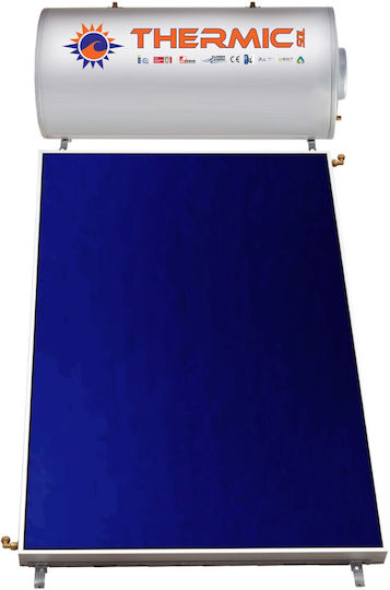 Thermic Ηλιακός Θερμοσίφωνας 200lt Glass Διπλής Ενέργειας 2τ.μ. Επιλεκτικός