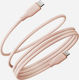 Energea Magnetic USB 2.0 Cable USB-C male - USB-C 60W Pink 1.5m