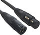 Accu-Cable Cable XLR female - Μαύρο 10m
