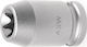 710 E Impact Socket Heads Internal Torx Profile 1/4'' E 12